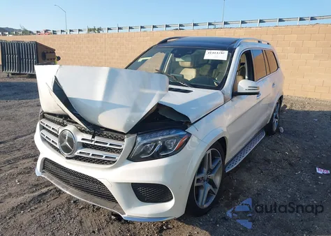 2017 Mercedes-Benz Gls 550 4Matic z USA, uszkodzony, nr VIN 4JGDF7DE8HA803526